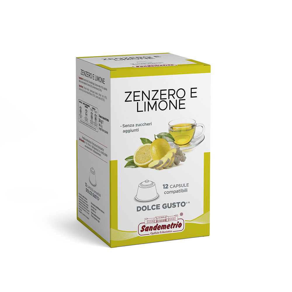 Infuso Zenzero e limone in capsule Dolce Gusto - Sandemetrio