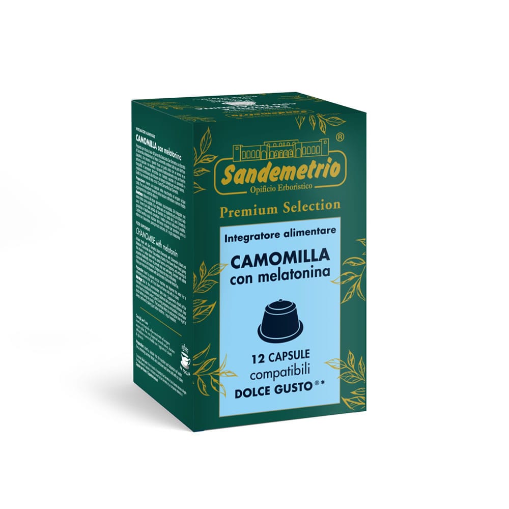 Tisana Camomilla con Melatonina in capsule Dolce Gusto