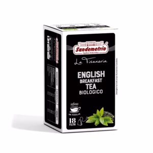 English breakfast tea biologico in filtro