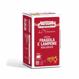 Infuso gusto Fragola e lampone in filtro