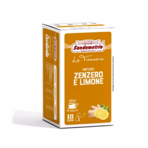 Infuso gusto Zenzero e limone in filtro