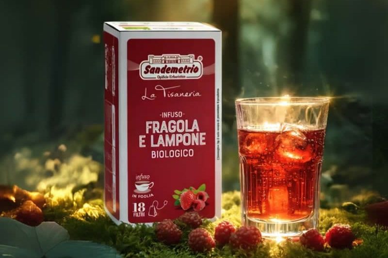 Infuso Fragola e Lampone Sandemetrio L’estate ha tutto un altro sapore